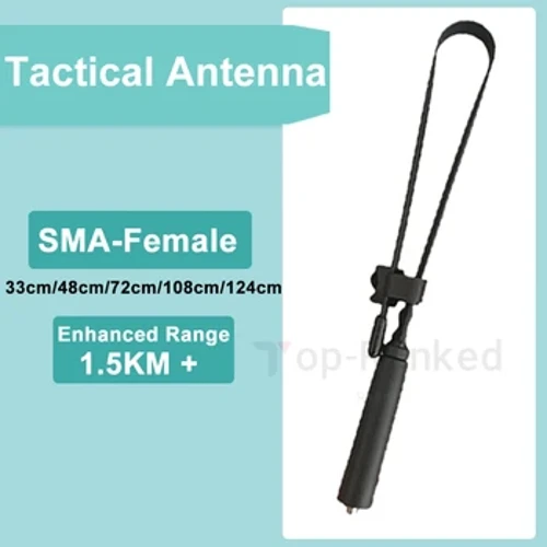 CS Tactical Antenne Foldbar SMA Hun 144/430Mhz For Quansheng UV-K5 UV-K6 Baofeng Walkie Talkie UV-9R Pro UV-16Plus Skinkeradio