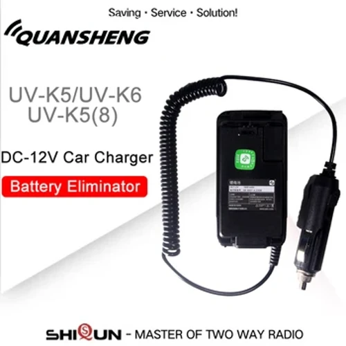 Quansheng UV-K5 Ave'esea ma'a UV-K6 UV-K58 UV-5R Plus Ta'avale Ta'avale Ulua'i Mea Fa'aleoleo Ala Lua 12V-24V Walkie Talkie
