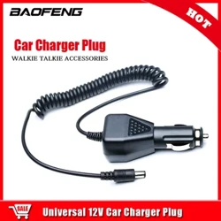 12V 1A Car Charger ปลั๊ก 1000MA Power Adapter ปลั๊ก DC สำหรับ Baofeng Walkie Talkie UV-5R UV-82 UV-9R Charger อุปกรณ์เสริมวิทยุ