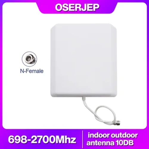 2G 3G 4G lte Paneli ya Ndani ya Jopo Antena ya Ndani 698-2700MHz 10DB GSM CDMA Simu ya Mkononi ya Siganl Antena ya Kirudia Kiboreshaji