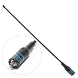 NA-771 SMA Fa'afafine SMA-F Lua Ala Lautele Fe'ele'ele Antenna VHF/UHF 144/430MHz Lua Ala Leitio BAOFENG UV-5R BF-888S UV-82 Etc