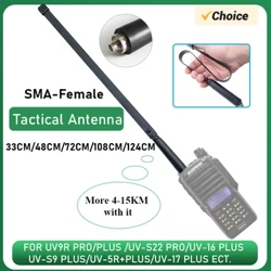 UV-68 Pro Max V2 Antenne UV-S22 Pro CS Tactical Faltbare Antenne SMA-Buchse VHF UHF für Radio UV-9R Pro UV-16 Plus UV17 UV-S9 Pro