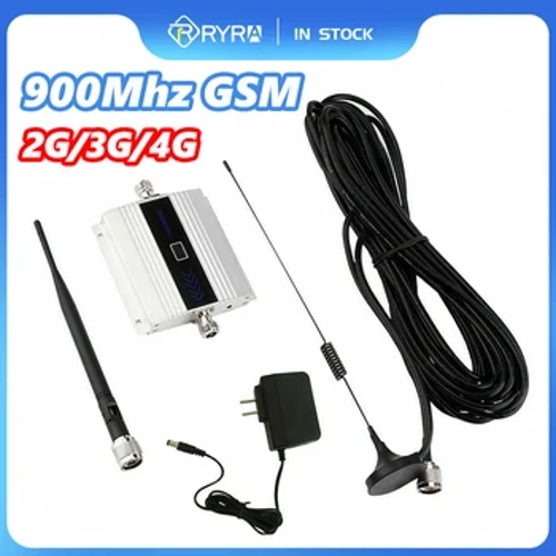 RYRA 900Mhz GSM 2G/3G/4G US UK EU Ripetitore Del Segnale Del Ripetitore Amplificatore Antenna Per Il Telefono Cellulare ricevitore di segnale Per La Metropolitana Eleva
