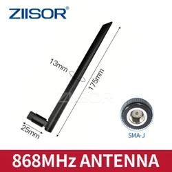 LoRa 868 MHz Antenna no ke kamaʻilio SMA Kāne 3.5dBi 868MHz Internet Wifi Antena Haʻahaʻa VSWR no LoRaWan