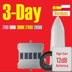Europa 5G B28 700MHZ B7 2600MHZ 1800 2100 4G 3G 5-pasmowy wzmacniacz sygnału komunikacyjnego wzmacniacz wzmacniacz Omni 360 stopni antena