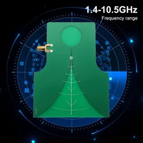 2.4G Ata Fa'asalalau Antenna 7dBi High Gain Broadband Directional Antenna 1.4-10.5GHz mo le Radio Signal Transmit Receive