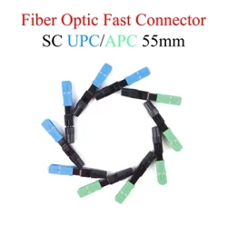 10-20PCS Nascóir Tapa Snáithín snáthoptaice Leabaithe UPC/APC SC breiseán Adaptóir Snáithín snáthoptaice Aon-mhód Kit Tionóil Thapa Réimse