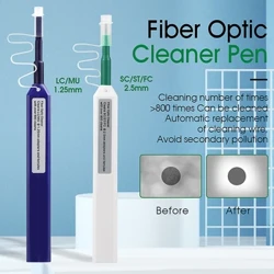 2 Pcs/lot FTTH Serat Optik Cleaning Pen Alat 2.5 Mm LC MU 1.25 Mm SC FC ST LC Konektor Optik Smart Cleaner