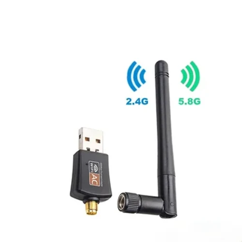300M Dual-Band Wireless Network Card, Computer Extern Usb Wifi Empfangssender 2.4G/5G Antenne