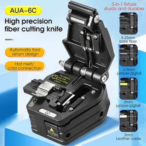 Tifi alava AUA-6C naifi tipi uaea FTTT fiber optic knife meafaigaluega tipitipi sa'o maualuga 16 mata mata.