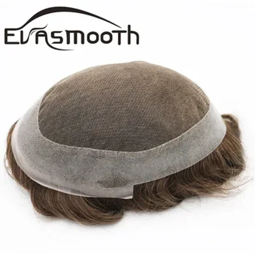 0,08 Thin Skin Base Front Breathble Lace Center Crown Men;S Capillary Prothesis Human Hair Men Toupee Male Hair System Wig