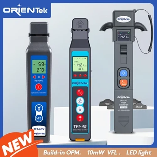 Ориентек ТФИ-40 идентификатор оптичких влакана + ВФЛ + ЛЕД светло, ТФИ-45 ОФИ детектор идентификатора оптичких влакана, оптички мерач снаге