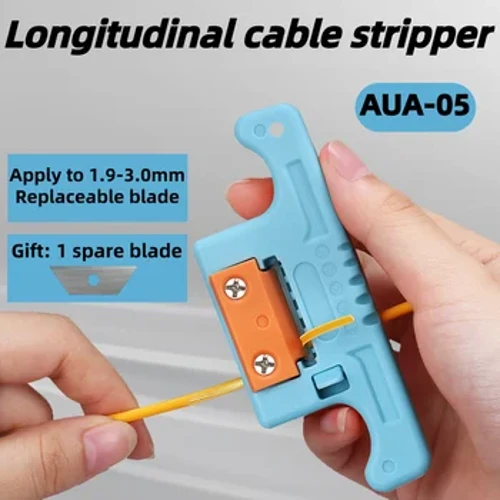 FTTH optinen kuitukuoritin 1,9-3,0 mm MAST-5 Access Tool MSAT-5 löysä puskuriputken kuorinta AUA-05 pituussuuntainen kaapelin kuorinta