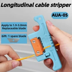 FTTH Optical Fiber Stripper 1.9-3.0mm MAST-5 Access Tool MSAT-5 Loose Buffer Tube Stripper AUA-05 Longitudinal Cable Stripping