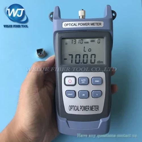 FTTH Fiber Optische Power Meter KING-60S Fiber Optische Kabel Tester-70dBm ~ + 10dBm SC/FC Connector gratis Verzending