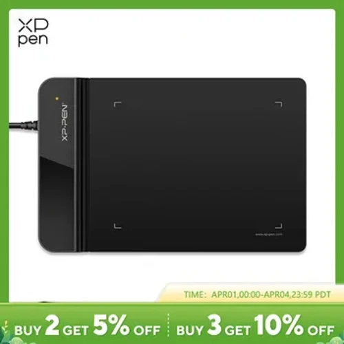 Tegning af tablet Xppen G430s Grafisk tegningstablet med 8192 niveauer Trykbatteri Gratis stylus 4x3 tommer tablet til Windows Mac