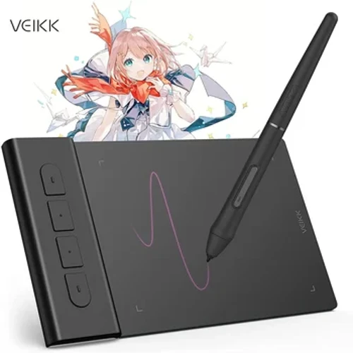 VEIKK Creator Pop VK430 4x3 tums grafikritplatta med stöd för 8192 nivåer med Windows Android Mac Chromebook för OSU