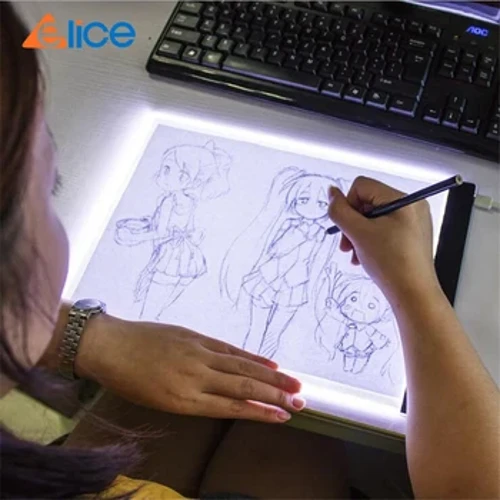 Elice A4 LED Light Pad fir Diamant Molerei, USB Powered Light Board Digital Grafik Tablet fir Zeechnen Pad Art Painting Board