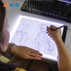 Elice A4 LED-ljusplatta för diamantmålning, USB-driven ljustavla Digital grafikplatta för ritplatta för målningstavla