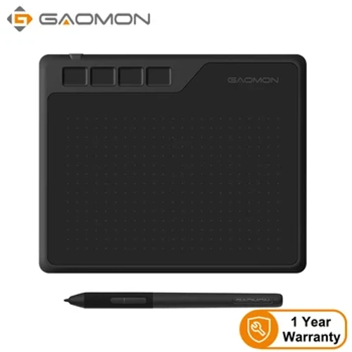 GAOMON S620 6.5X4 Inch Anime Digital Grafis Tablet Seni Papan Tulis untuk Menggambar & Game OSU dengan 8192 Tingkat Pena Anak Tablet