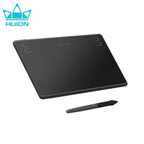 Huion HS64 6x4 tommers grafikknettbrett Ultratynt tegnebrett PW100 batterifritt pennnettbrett tilpasset trykktaster Android-støtte