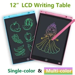 Tablette d'écriture LCD 12 pouces, planche à dessin, écran LCD, tablette d'écriture graphique numérique, jouets pour enfants