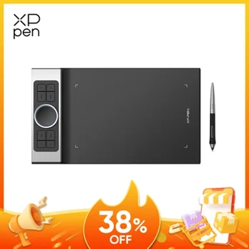 XPPen Deco Pro S 9 x 5 инча Таблет за рисуване 8192 Ниво 60 Накланяне 8 експресни клавиша 2 колела Поддържа Android Windows Mac