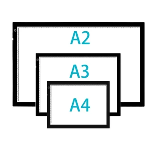 2022 A2/A3/A4 Zeechnen Tablet Digital Grafik Tablet LED Diamant Painting Light Pad Board Portable Board fir Röntgenfilmbetrachter