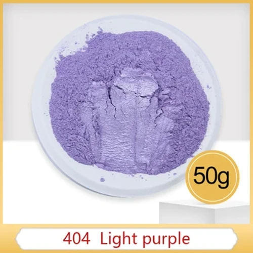 Svetlo vijolična mineralna sljuda v prahu 50 g Pigment tipa 404 za barvilo, barvilo, milo, avtomobilska umetnost, obrt DI