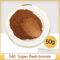 50g bronza marvarid kukuni pigmentli mineral slyuda kukuni lablar uchun ko'z soyasi sovuni uchun DIY bo'yoq bo'yoqlari