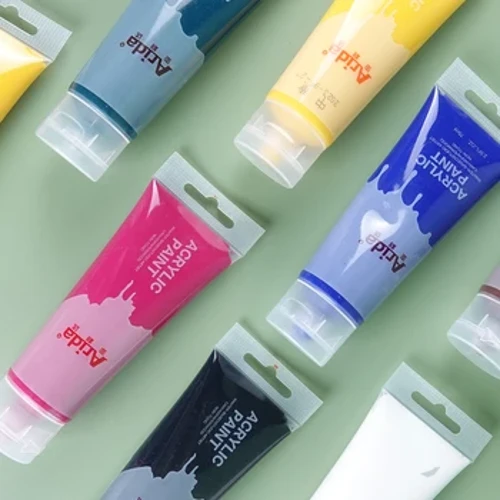 75 ml akrilo pigmento vienos spalvos vandeniui atsparūs rankomis dažyti sienų tapybos meno studijos dažymo reikmenys
