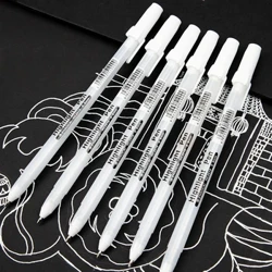 3 Sáng Tạo Trắng Mực Bút Gel Nổi Bật Bút Đánh Dấu 0.8 Mm Đầu Dành Cho Sinh Viên Văn Phòng Phẩm Nghệ Thuật Vẽ Viết đồ Dùng Học Tập