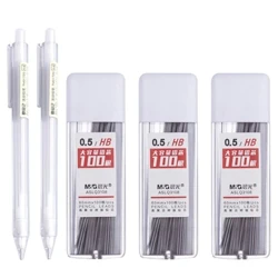 0,5 / 0.7mm Awtomat galamlar HB / 2B doldurmak üçin mehaniki galam doldurmak Talyplar mekdebiniň esbaplary