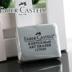 1 PC Уметничка гума Faber Castell Waxers Plasticine Drawing Rubber 127020 7020 Eraser Бесплатна испорака Канцелариски, културен и едукативен