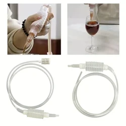 1PC Plastic Transparent Siphon Hose Home Kitchen Brewing Tool Beer Chiller Wine Beer Paggawa ng Alcohol Distiller Filter Tube