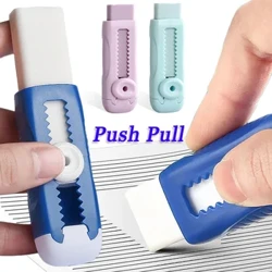 Pencil Eraser Push Pull Pull Rubber Mea Hoʻomaʻemaʻe Mea Hoʻomaʻemaʻe no nā keiki nā haumāna e kaha ana i nā lako kula kākau.