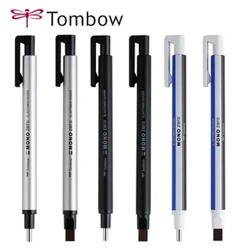 Tombow Mono Zero Eraser Mechanická guma Doplňovateľné pero Typ lisu Kresba Oprava kreslenia Detské gumy Umelecké potreby