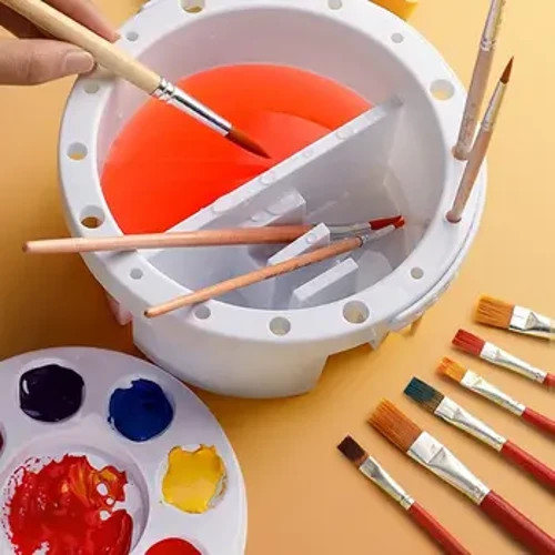 Có Nắp Đậy Sơn Bàn Chải Giặt Xô 3 Trong 1 Sơn Giá Treo Bàn Chải/Bảng Màu Sơn Giá Treo Bàn Chải nhựa Sơn Bàn Chải Máy Giặt