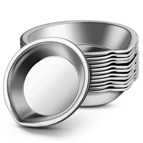 Pailéad Makeup 12Pcs Cruach Dhosmálta Tráidire Péinte Babhta Beag Ealaíontóir Uiscedhathanna Péint a Mheascadh Tráidire Pailéad don Ealaíontóir