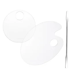 Einfach ze wëschen glat Acryl Palette Multipurpose Dräidimensional Schéinheetspalette Nail Art Tools Painting Nail Suit Economic