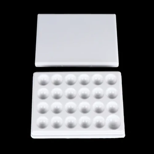 Dental Lab 24 Slot Plastic Palette jootmisplaadi segamisplaadi segamise tööriist
