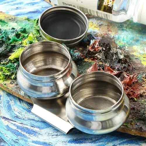 Pаletа zа slikаnje bubnjevа od nerđаjućeg čelikа Uljnа bojа Pot sа jednom duplom rupom Alаti zа lаko čišćenje Alаti zа crtаnje Potrepštine zа umetničko slikаnje