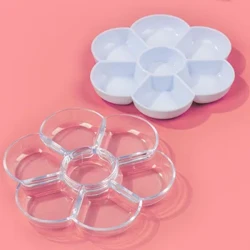 Burrance RD Імітація керамічної палітри Plum Blossom Shape Color Mixer Акрилова гуаш Акварельна палітра School Station