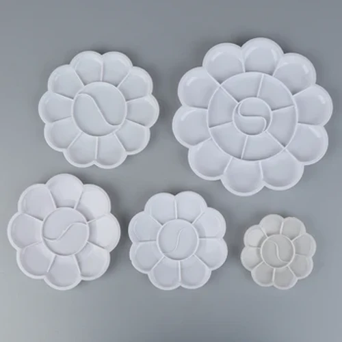 Alternatieven voor paletkunst Verf Plastic paletaanbod Wit aquarelpalet Pigmentbak Schilderbenodigdheden