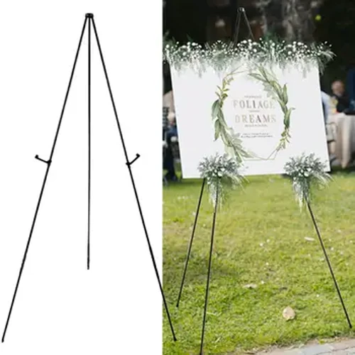 Chevalet d'art à rangement facile avec Clip, signe de mariage, support de chevalet blanc, présentoir en métal massif, utilisation scolaire