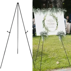 Easy Storage Art Easel with Clip Wedding Sign თეთრი დაზგური სადგამი მყარი ლითონის დისპლეი სადგამი სკოლის გამოყენება