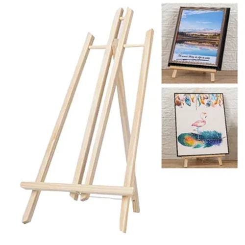 30/40/50 cm bærbart træ staffeli display hyldeholder stativ til kunstner maling skitsering DIY kunst fotokort viser
