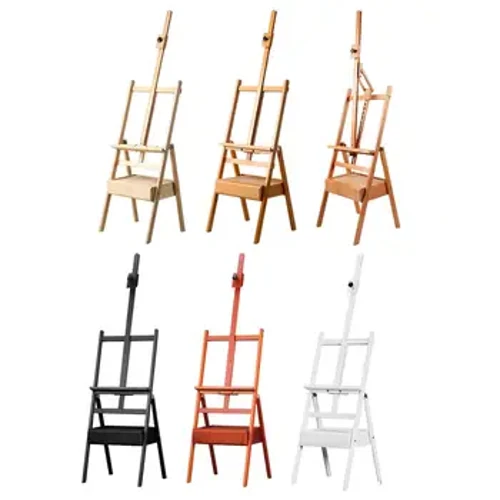 Kayu French Sketchbox Easel dengan Laci Adjustable Studio Field Sketsa Box Easel Easel Stand untuk Aksesoris Sketsa Artis