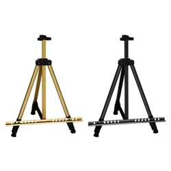 Fa'ata'ita'i Ata 20-63 inisi Aluminum Alloy Easel fa'atasi ai ma mea e mafai ona feavea'i ato ata.