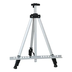 Peintio Plygu Ffrâm Easel Braced Arddangos Tripod Cludadwy Addasadwy Alwminiwm ar gyfer Addurniadau Teithiol Awyr Agored
